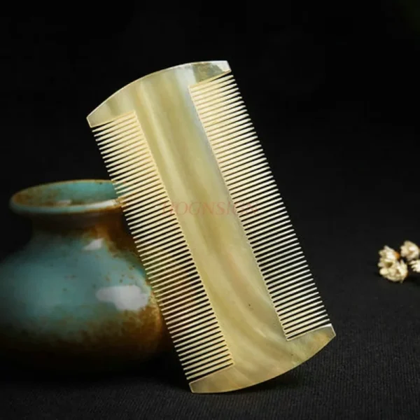 peigne à poux en corne de bison