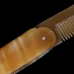 accessoire pour barbe en corne