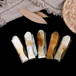 peigne barbe en corne de boeuf