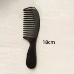 peigne en corne pour cheveux bouclés 18 cm