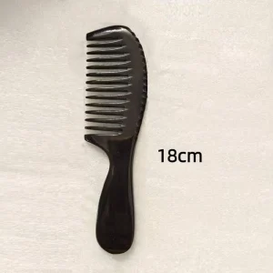 peigne en corne pour cheveux bouclés 18 cm
