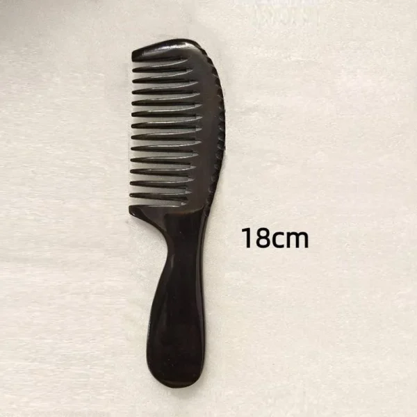 peigne en corne pour cheveux bouclés 18 cm