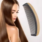 peigne artisanal en bois et corne