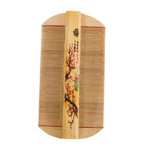 peigne à poux en bois de bambou