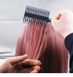 peigne à queue pour application de teinture