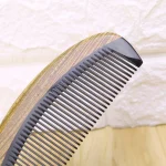 accessoire capillaire en corne et bois