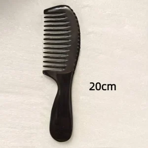 peigne en corne pour cheveux bouclés 20 cm