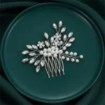 Peigne cheveux mariage royale perlé