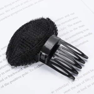 Peigne vintage de volume effet naturel noir