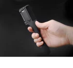 outil de coiffure peigne rasoir noir