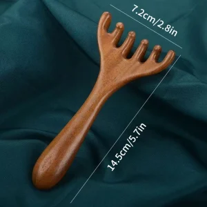 Peigne massage tête