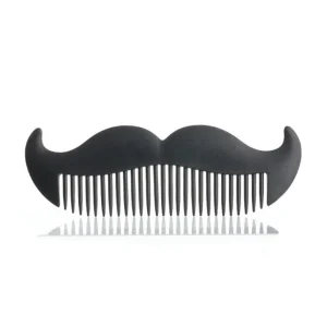 Peigne moustache noir